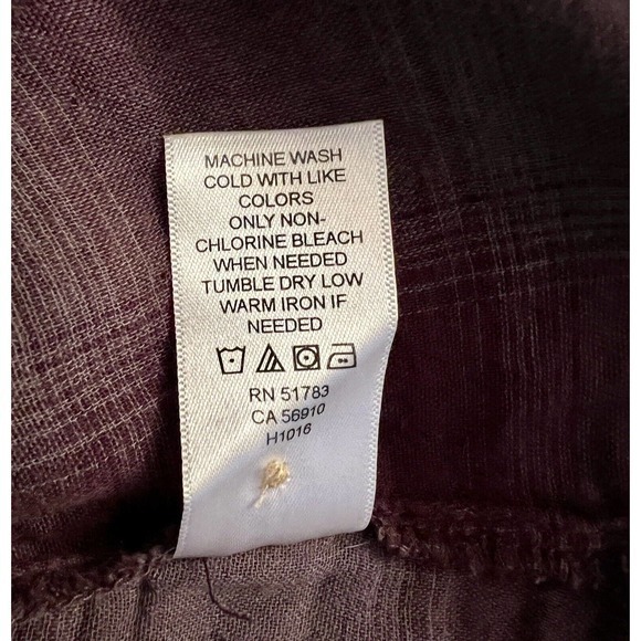 Maurices Women’s Maroon Check Button-Down Autumn‎ LS Blouse Shirt Size 2XL EUC - Picture 4 of 6